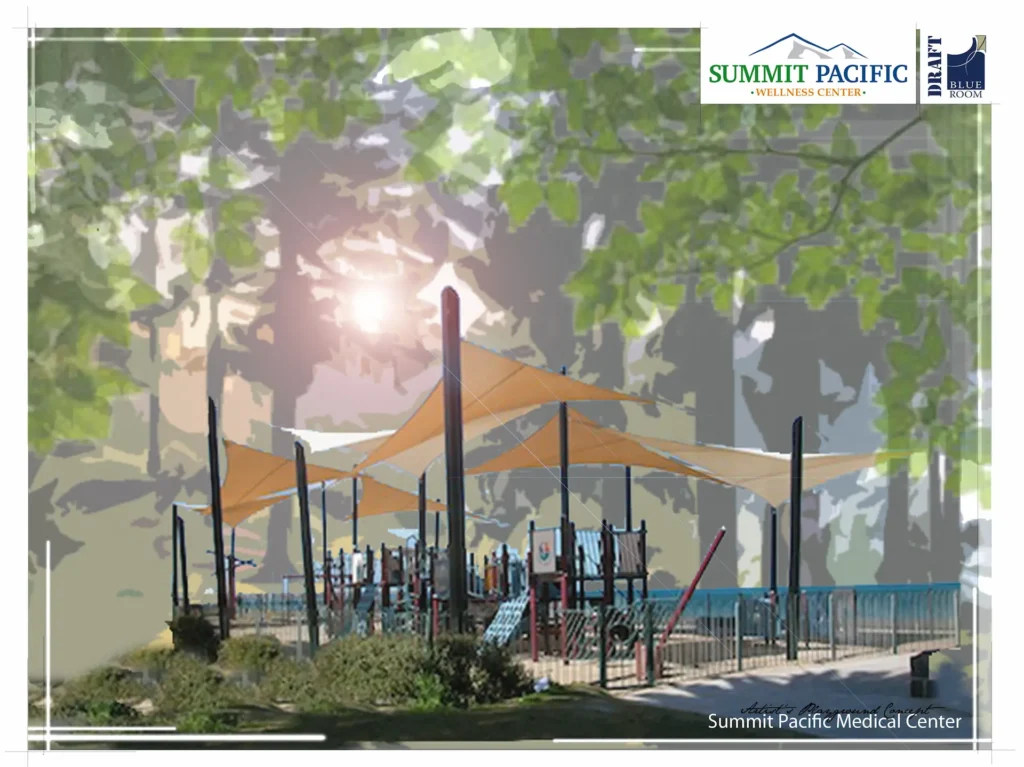 Architectural concept art for playground